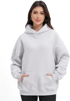 Womens Hoodies Long Sleeve Fleece Sweatshirts Pullover Top Cotton Fall/Winter 2024