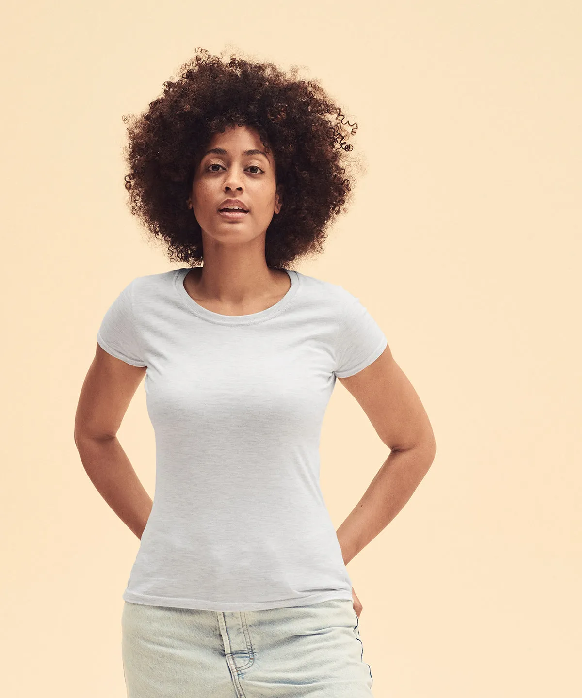 Womens Iconic 195 ringspun premium t-shirt | Deep Navy