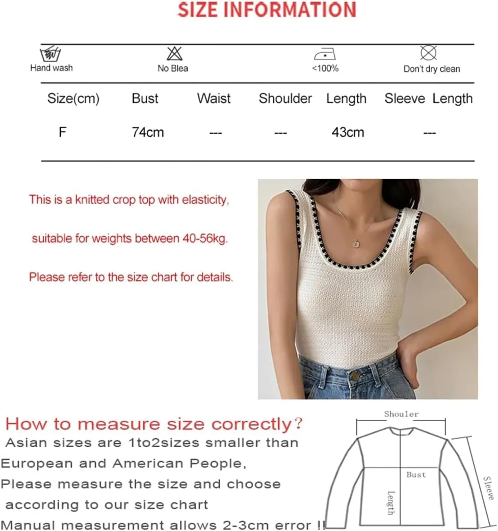Women's Round Neck Sleeveless Vest Backless Short Top Casual Pullover Workplace Camisole
