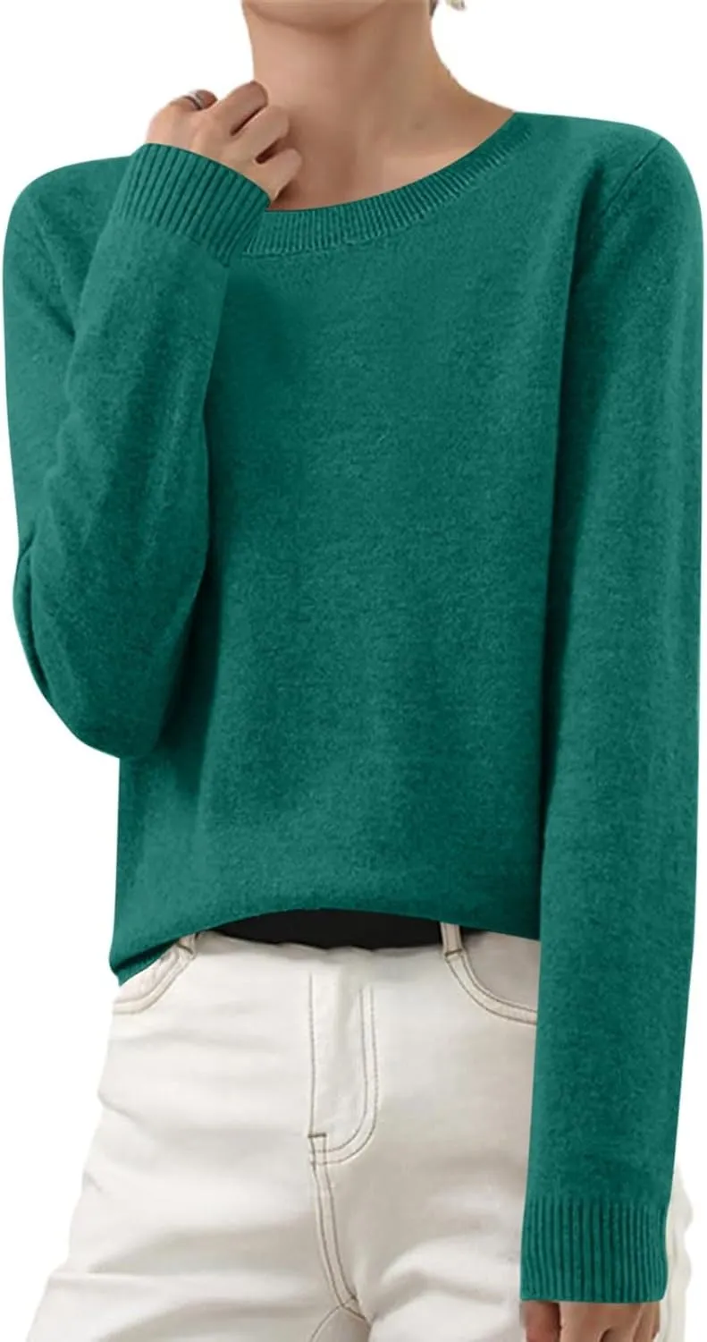 Women's Sweater V-Neck Long Sleeve Oversize Womens Cardigan Knitted Outer,2024 Fall&Winter Trendy Womens Loose Tops