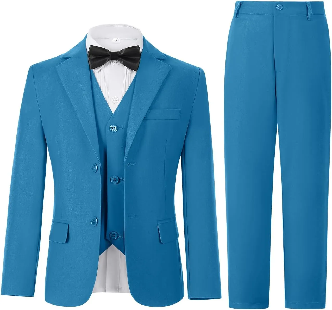 Yanlu Toddler Suits for Boys Formal Suit Ring Bearer Outfit Kids Dress Clothes for Wedding