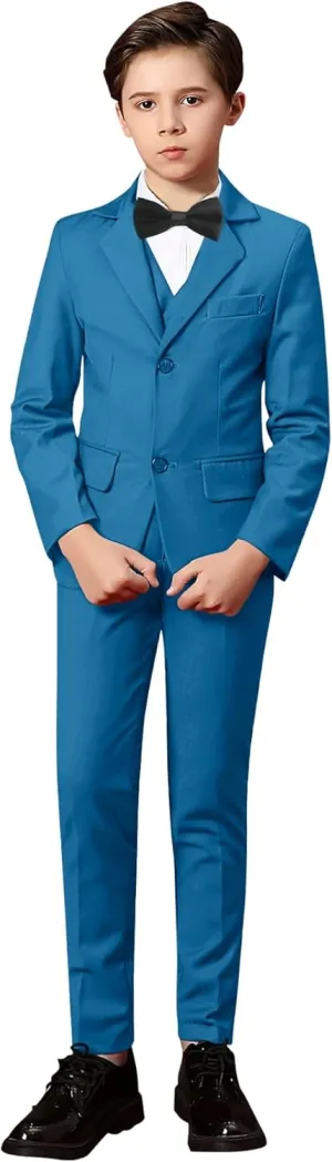 Yanlu Toddler Suits for Boys Formal Suit Ring Bearer Outfit Kids Dress Clothes for Wedding