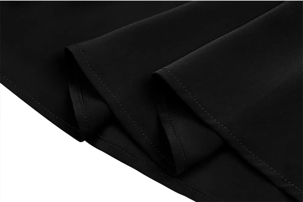 Youllyuu Chiffon Midi Skirt High Waist Women Casual Long Skirts