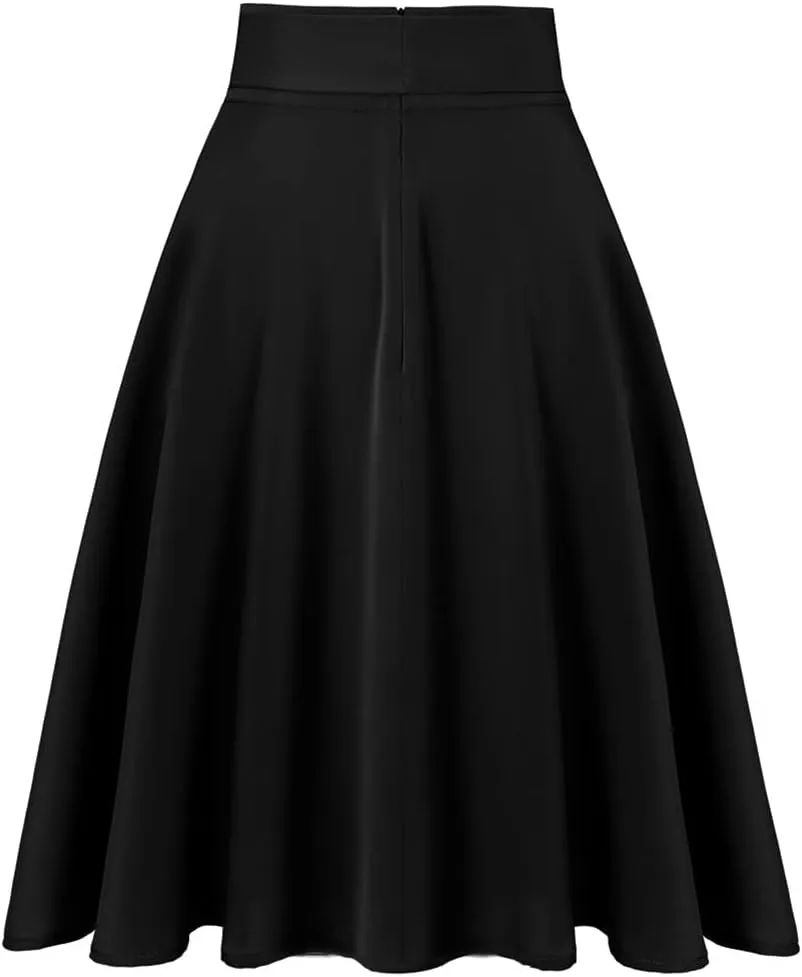 Youllyuu Chiffon Midi Skirt High Waist Women Casual Long Skirts